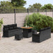 Set de canapele pentru grădină cu pernă cu pernă 9 pcs Negru - WALTI WALTI