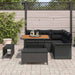 Set de canapele pentru grădină 8 pcs Negru 100 x 100 x 71 cm - WALTI WALTI