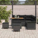 Set de canapele pentru grădină 8 pcs Negru 90 x 55 x 71 cm - WALTI WALTI