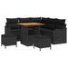 Set de canapele pentru grădină 8 pcs Negru 80 x 80 x 71 cm - WALTI WALTI