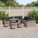 Set de canapele pentru grădină 14 pcs Gri 110 x 55 x 71 cm - WALTI WALTI