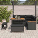 Set de canapele pentru grădină cu pernă 8 pcs Negru Rattan poli - WALTI WALTI