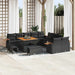 Set de canapele pentru grădină 13 pcs Negru Rattan poli - WALTI WALTI