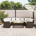 Canapea de grădină cu perne din polirattan maro - WALTI WALTI