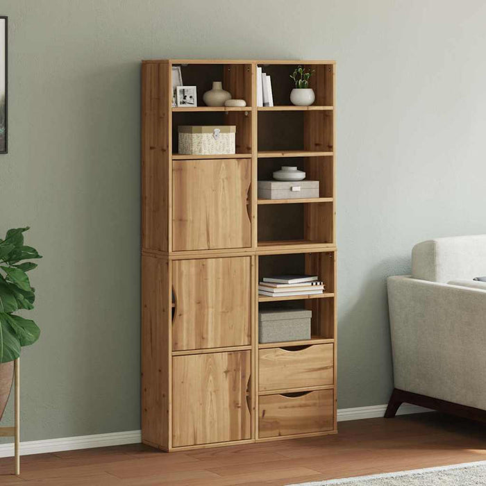 Dulapuri laterale 4 buc "ODDA" 40x24x79 cm lemn masiv de pin WALTI