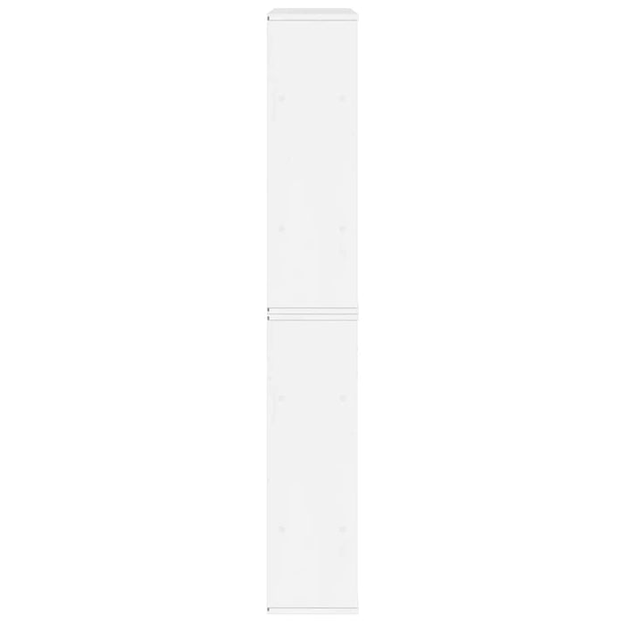 Dulapuri laterale 6 buc ODDA alb 40x24x79 cm lemn masiv de pin WALTI