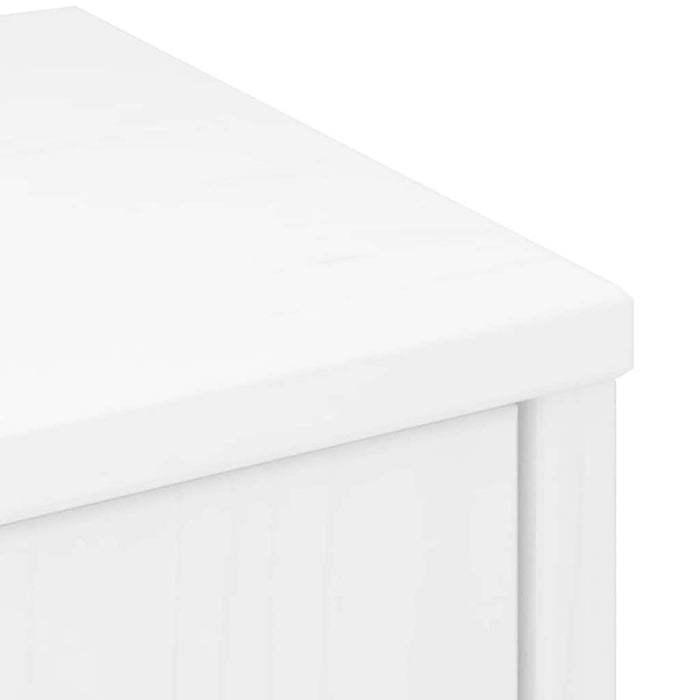 Dulapuri laterale 6 buc ODDA alb 40x24x79 cm lemn masiv de pin WALTI