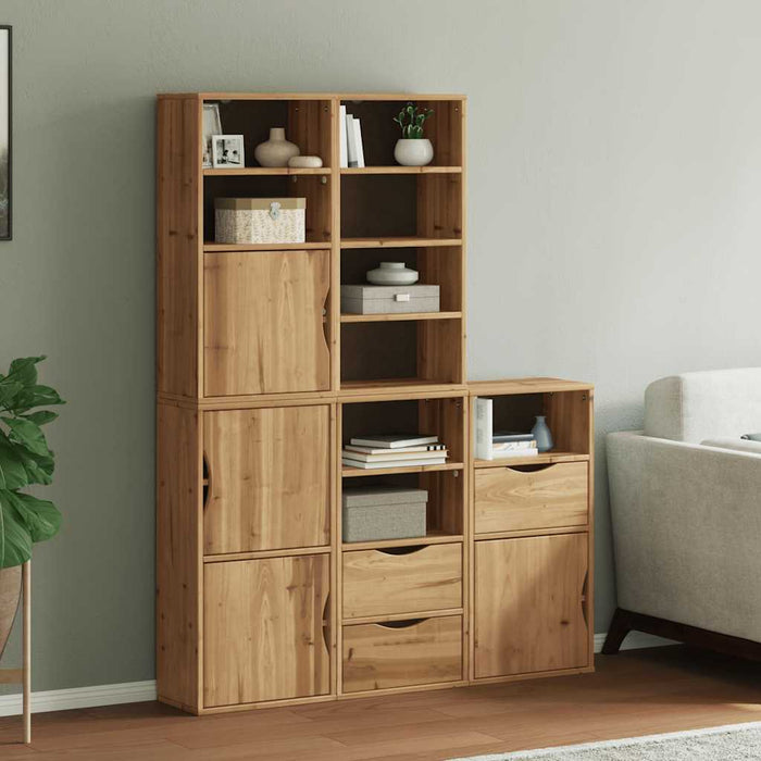 Dulapuri laterale 5 buc "ODDA" 40x24x79 cm lemn masiv de pin WALTI