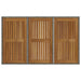 Set de masă pentru grădină 5 pcs Gri și Brown poliratan - WALTI WALTI