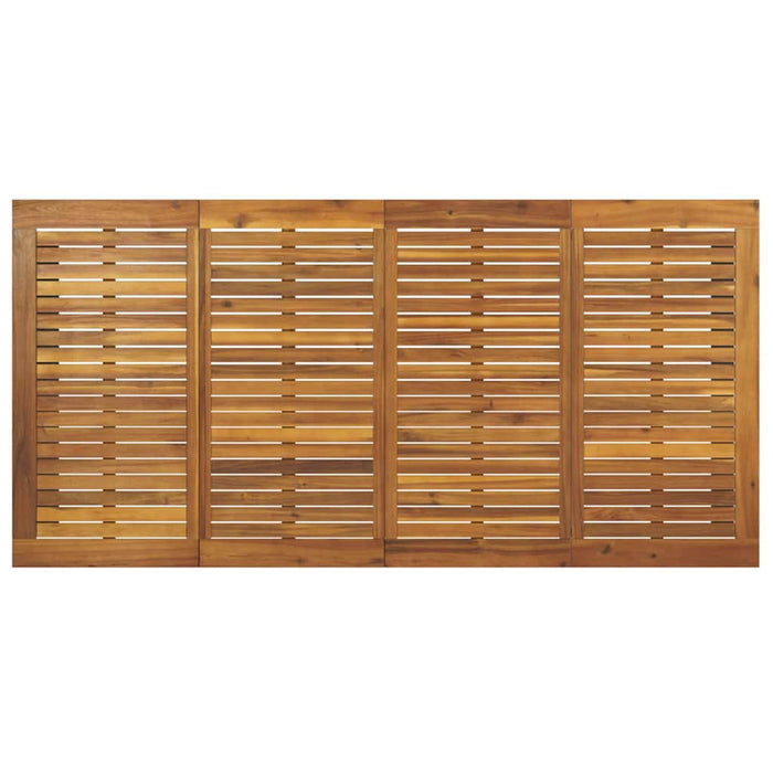 Set de masă pentru grădină 7 pcs Gri Lemn Solid de Acacia - WALTI WALTI