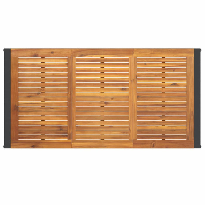 Set de masă pentru grădină 5 pcs Bej și Maro poliratan - WALTI WALTI