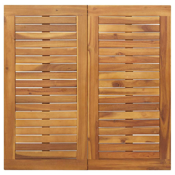 Set de masă pentru grădină 3 pcs Bej și Maro poliratan - WALTI WALTI