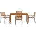 Set de Masă pentru Grădină 5 pcs Gri 150 x 90 x 74 cm - WALTI WALTI
