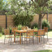 Set de Dining pentru Grădină 7 pcs Gri 150 x 90 x 74 cm - WALTI WALTI