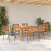 Set de Dining pentru Grădină 7 pcs Gri 150 x 90 x 74 cm - WALTI WALTI