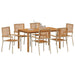 Set de Mese pentru Grădină 7 pcs Bej 150 x 90 x 74 cm - WALTI WALTI