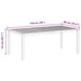 Set dining grădină 7 pcs Bej 200 x 100 x 74 cm Lemn, Metal - WALTI WALTI