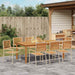 Set de Masă pentru Grădină 9 pcs Bej 200 x 100 x 74 cm - WALTI WALTI