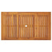 Set de masă pentru grădină 5 pcs Bej Lemn Solid de Acacia - WALTI WALTI