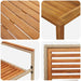 Set de masă pentru grădină 7 pcs Bej Lemn Solid de Acacia - WALTI WALTI