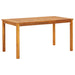 Set de masă pentru grădină 7 pcs Bej Lemn Solid de Acacia - WALTI WALTI