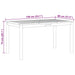Set de masă pentru grădină 7 pcs Bej Lemn Solid de Acacia - WALTI WALTI