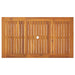 Set de masă pentru grădină 7 pcs Bej Lemn Solid de Acacia - WALTI WALTI