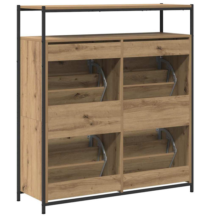 Dulap pentru pantofi cu raft Stejar Artizanal 100 x 34 x 112 cm - WALTI WALTI