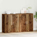 Bufet Pe perete 2 pcs Lemn vechi 60 x 31 x 70 cm Lemn compozit - WALTI WALTI