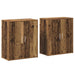 Bufet Pe perete 2 pcs Lemn vechi 60 x 31 x 70 cm Lemn compozit - WALTI WALTI