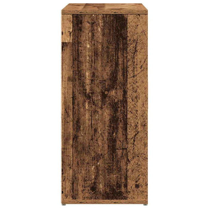 Bufet Pe perete 2 pcs Lemn vechi 60 x 31 x 70 cm Lemn compozit - WALTI WALTI