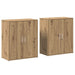 Bufet 2 pcs stejar artizanal 60 x 31 x 70 cm Lemn compozit - WALTI WALTI
