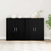 Bufet 2 pcs Stejar negru 60 x 31 x 70 cm Lemn compozit - WALTI WALTI