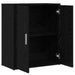 Bufet 2 pcs Stejar negru 60 x 31 x 70 cm Lemn compozit - WALTI WALTI