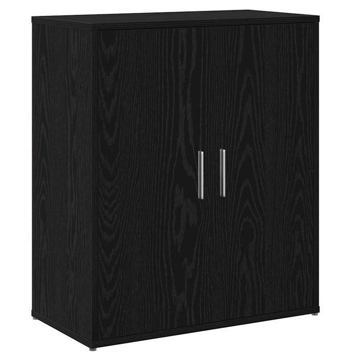 Bufet 2 pcs Stejar negru 60 x 31 x 70 cm Lemn compozit - WALTI WALTI
