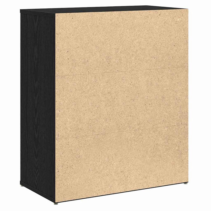 Bufet 2 pcs Stejar negru 60 x 31 x 70 cm Lemn compozit - WALTI WALTI