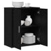Bufet 2 pcs Stejar negru 60 x 31 x 70 cm Lemn compozit - WALTI WALTI
