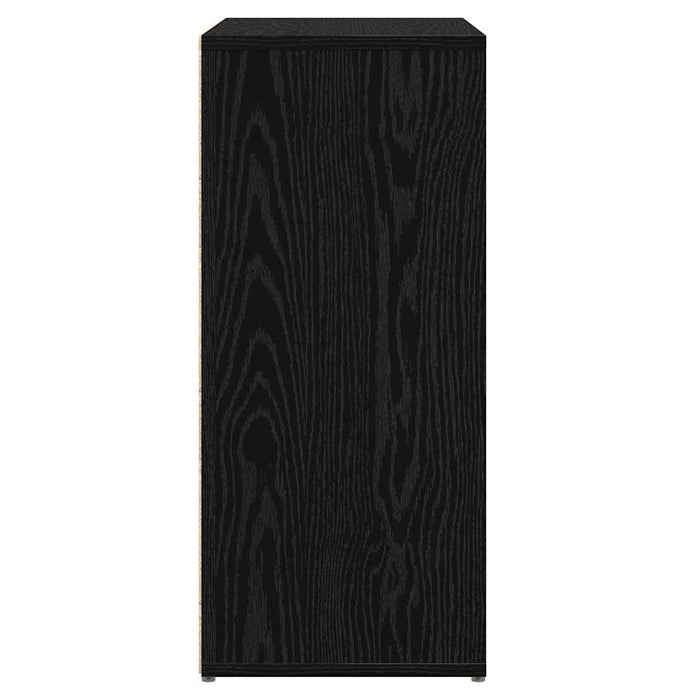 Bufet 2 pcs Stejar negru 60 x 31 x 70 cm Lemn compozit - WALTI WALTI