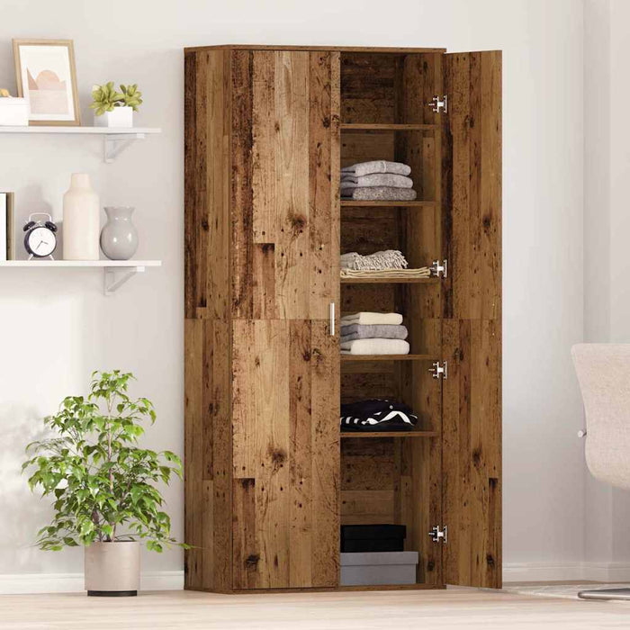Înălțat 80 x 35 x 180 cm Lemn prelucrat Lemn Vechi WALTI