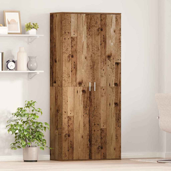 Înălțat 80 x 35 x 180 cm Lemn prelucrat Lemn Vechi WALTI
