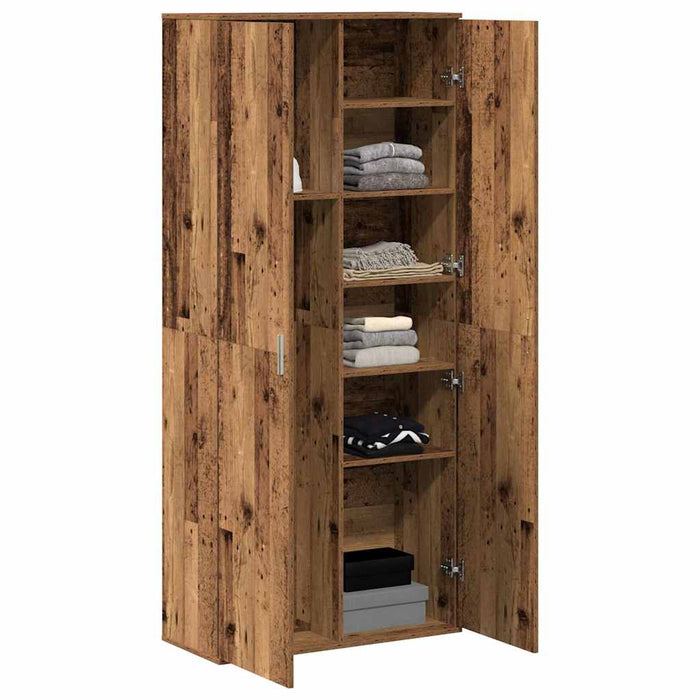 Înălțat 80 x 35 x 180 cm Lemn prelucrat Lemn Vechi WALTI