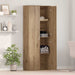 Bufet 70 x 33.5 x 180 cm Lemn compozit Stejar Artizanal - WALTI WALTI