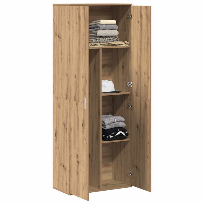 Bufet 70 x 33.5 x 180 cm Lemn compozit Stejar Artizanal - WALTI WALTI