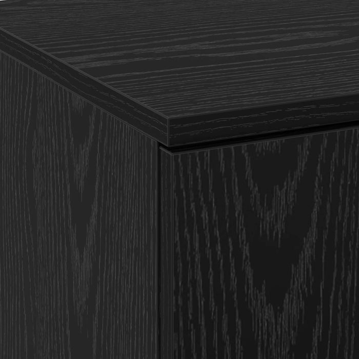 Bufet 70 x 33.5 x 180 cm Lemn prelucrat Stejar Negru WALTI
