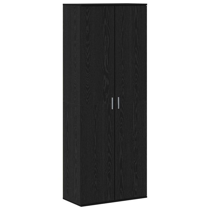 Bufet 70 x 33.5 x 180 cm Lemn prelucrat Stejar Negru WALTI