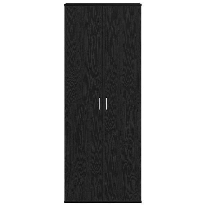 Bufet 70 x 33.5 x 180 cm Lemn prelucrat Stejar Negru WALTI