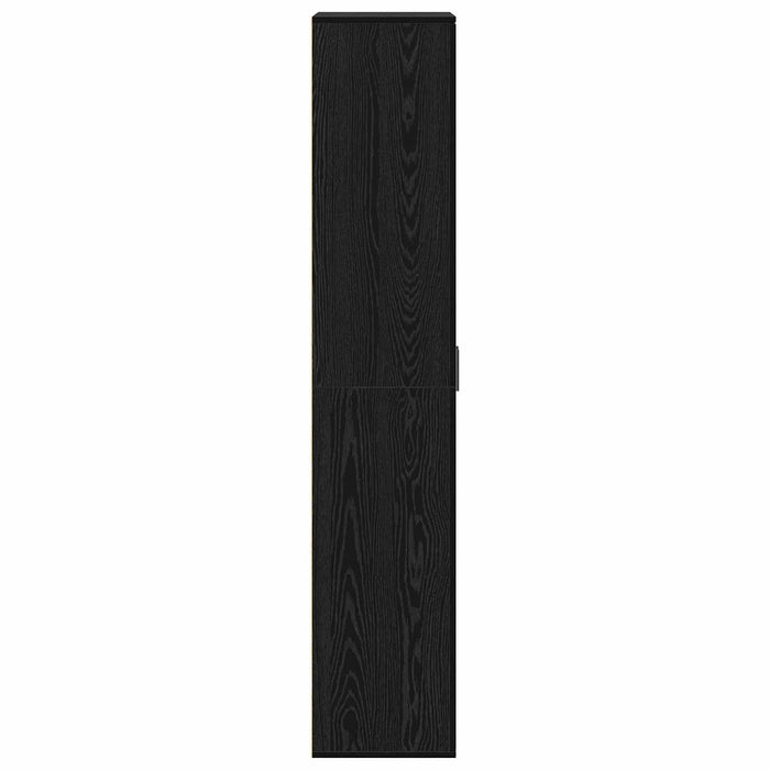 Bufet 70 x 33.5 x 180 cm Lemn prelucrat Stejar Negru WALTI