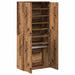 Bufet cu raft cu ușă Lemn Vechi 80 x 39 x 178 cm Lemn compozit - WALTI WALTI
