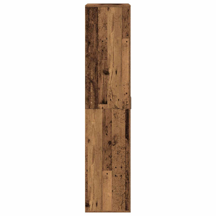 Bufet cu raft cu ușă Lemn Vechi 80 x 39 x 178 cm Lemn compozit - WALTI WALTI