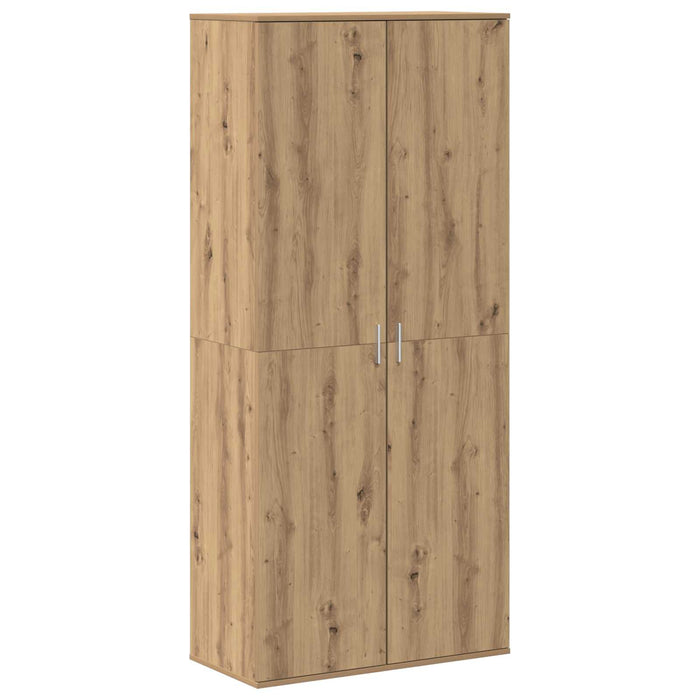 Bufet 80 x 39 x 178 cm Lemn compozit stejar artizanal WALTI